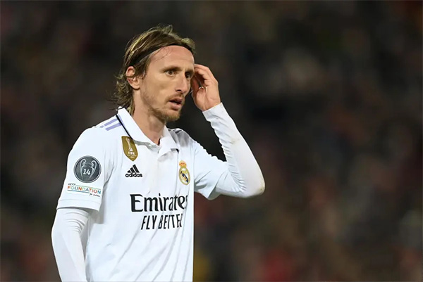 西媒：莫德里奇腿筋受伤，可能缺席国王杯与欧冠战曼城