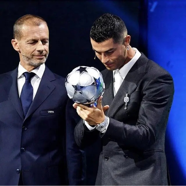 欧足联于欧冠抽签之际为 C罗颁发欧冠历史最佳射手殊荣