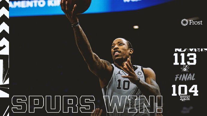 马刺113-104力克国王 <a href=/qiuxingxinxi/lanqiugaoqing/124.html target=_blank class=infotextkey>穆雷</a>22+6+7 德罗赞25+6 戴维斯24分