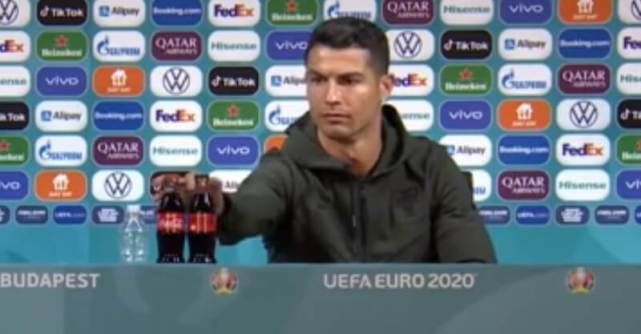 自律拒绝喝可乐有错？曝C罗或被欧足联处罚！因无视欧洲杯官方赞助商