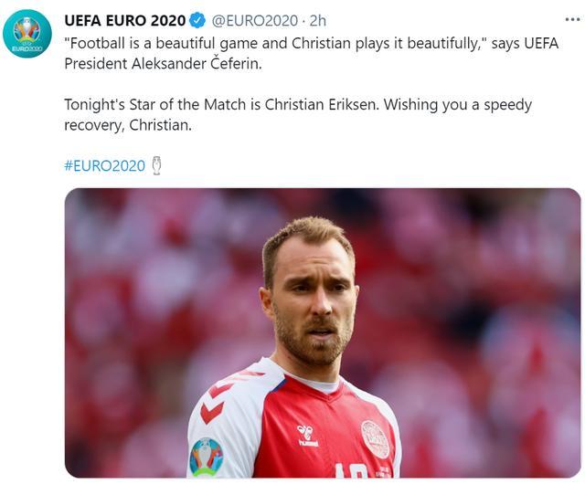 丹麦vs芬兰全场之星：埃里克森