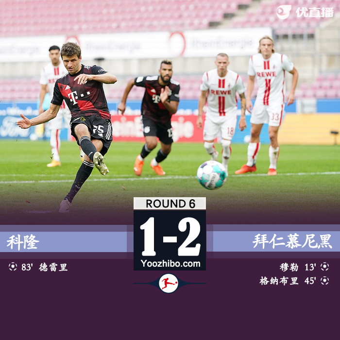 <a href=/zuqiugaoqing/bayern/ target=_blank class=infotextkey>拜仁</a>慕尼黑2-1科隆