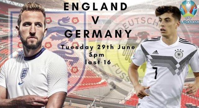 英德第8次在大赛淘汰赛碰面，英格兰已55年未胜