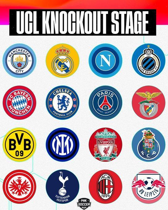 欧冠16强出炉：AC米兰时隔9年重回欧冠淘汰赛