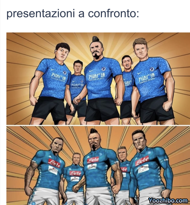 中超大连人被指责抄袭那不勒斯球衣+创意宣传片