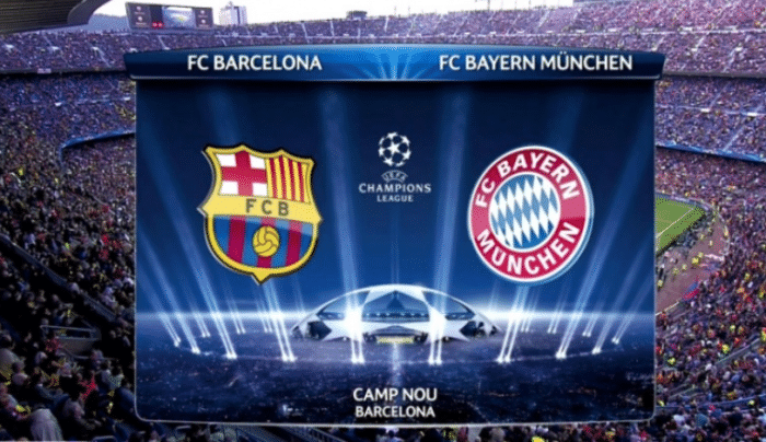 巴萨官方盘点拜仁：9次交手各有胜负，我们是唯二的两星“三冠王”！