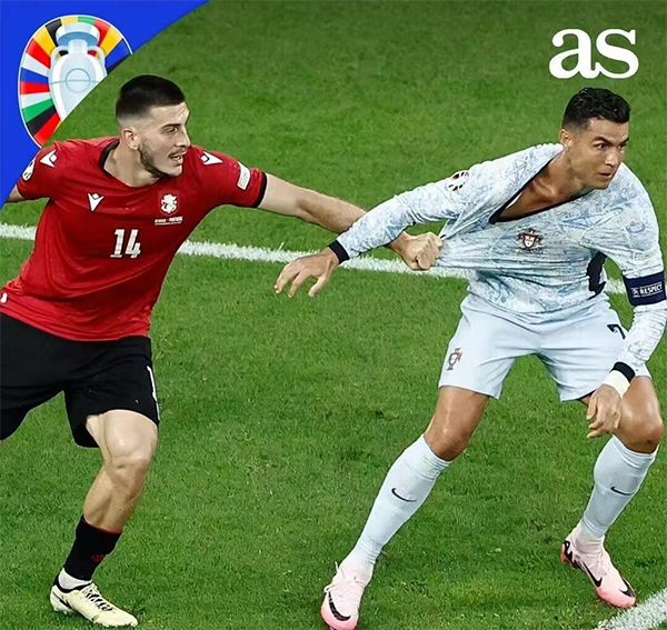 葡萄牙不敌格鲁吉亚 C罗遭遇漏判且无人安慰