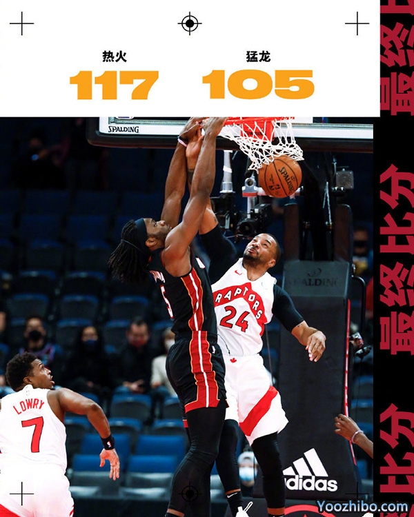 <a href=/lanqiugaoqing/heat/ target=_blank class=infotextkey>热火</a>以117-105击败了<a href=/lanqiugaoqing/raptors/ target=_blank class=infotextkey>猛龙</a>