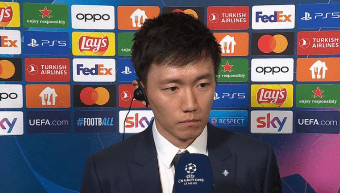 脸色铁青！张康阳丢冠，血统论遭嘲讽，赛后谈卢卡库未来不明