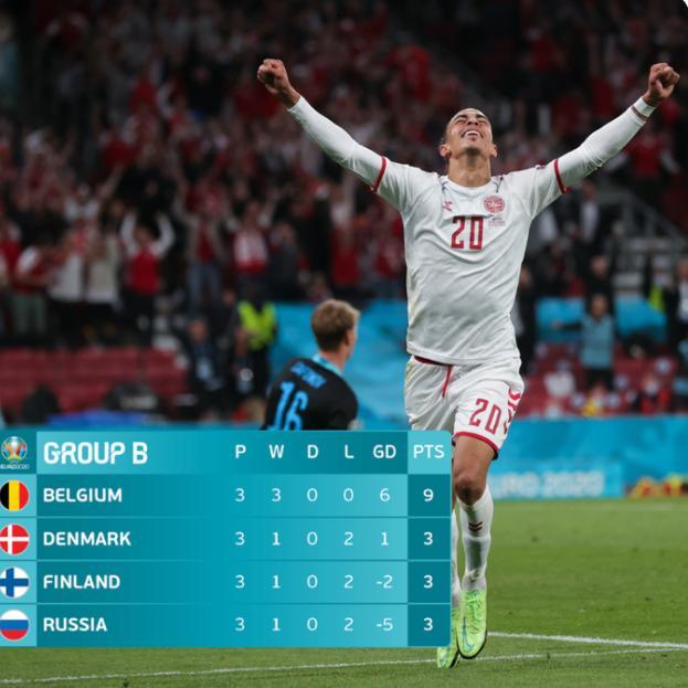 丹麦史诗级逆转出线！克亚尔承诺埃神的事做到了