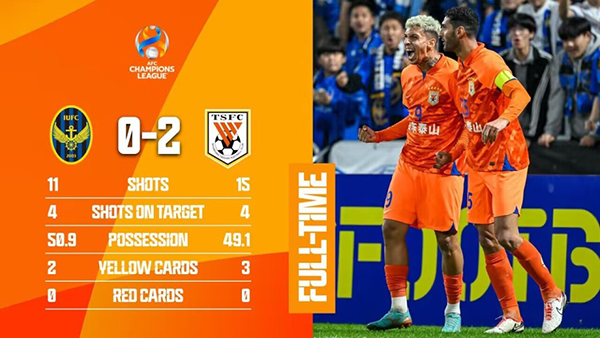 提气！泰山打破魔咒创造历史：首次客胜韩国，终结仁川联2连胜升头名