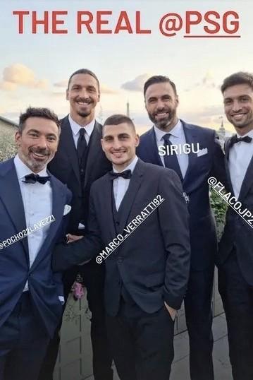 意大利1米65国脚大婚！超模妻子比他高10公分，伊布姆巴佩出席婚礼