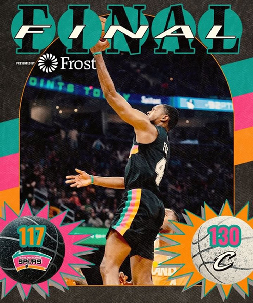 骑士130-117胜马刺，米切尔28+8，福克斯25+5+9