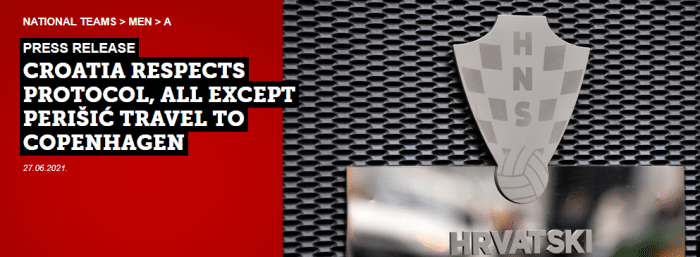 官方：克罗地遵守防疫规则，其他人员无需隔离