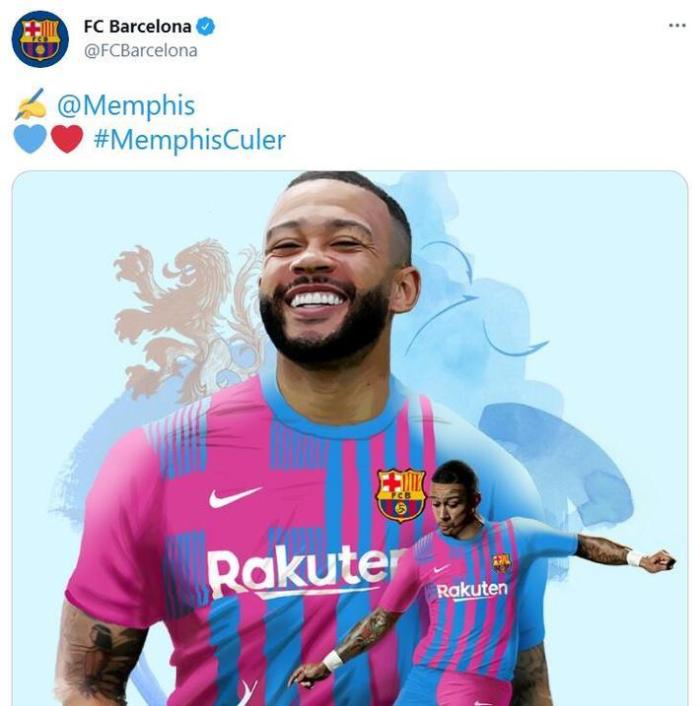 防止被挖角, 巴萨给德佩设定4亿欧违约金