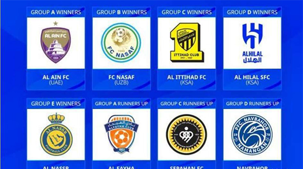 亚冠西亚区八强产生 沙特独占四席卡塔尔无队晋级