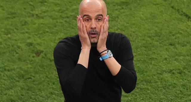 难受！瓜迪奥拉主帅生涯首次在欧冠决赛输球