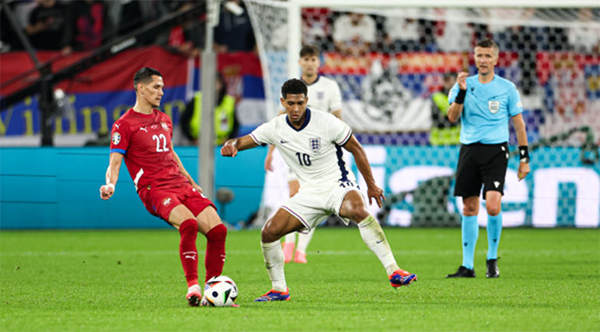 贝林厄姆破门 英格兰迎来欧洲杯开门红