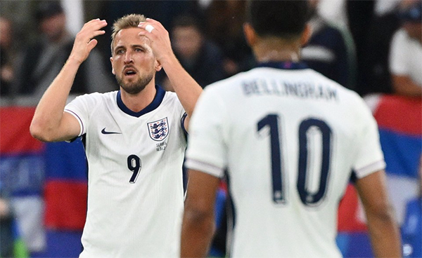 英格兰1-0获胜 凯恩里程碑之战发挥受限