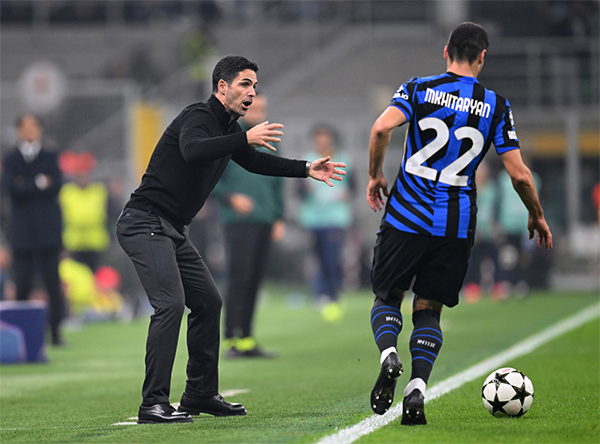 争议判罚惹塔帅：阿森纳近6场3败，国米逃点双标影响战局